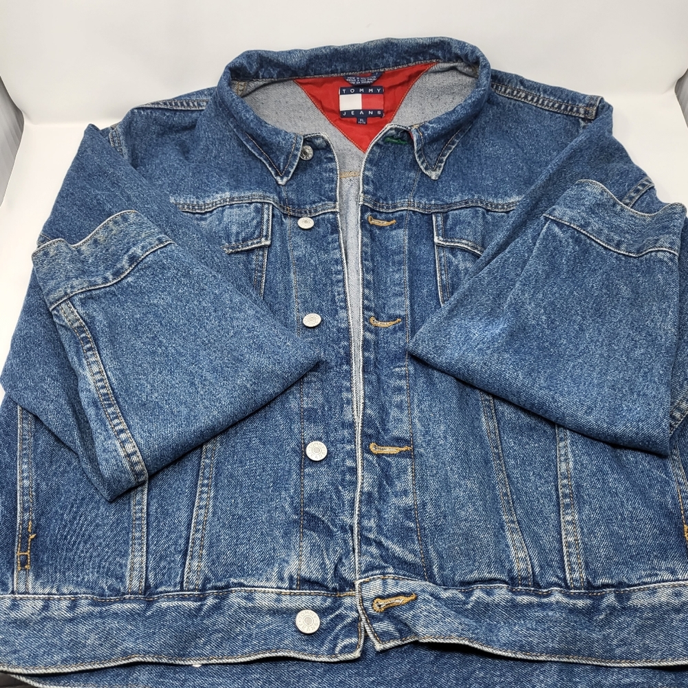 Tommy Hilfiger Jeans Denim Jacket Vintage Men's XL